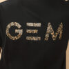 T-shirt Éclair GEM Noir Léopard