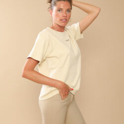 T-shirt Éclair GEM Beige Léopard