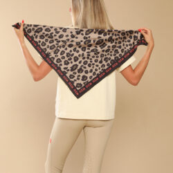 Foulard Léopard GEM pour cavalière