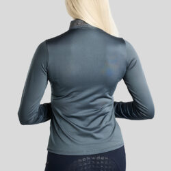 Polo Montar MoVeronica Thermo Dark Slate avec détails Golden Quartz
