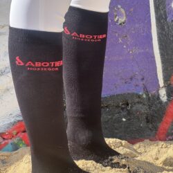 Chaussettes Le Sabotier noir corail taille unique
