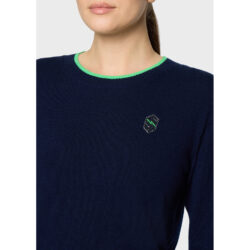 Pull femme Samshield Candice Navy FW26 en laine et cachemire